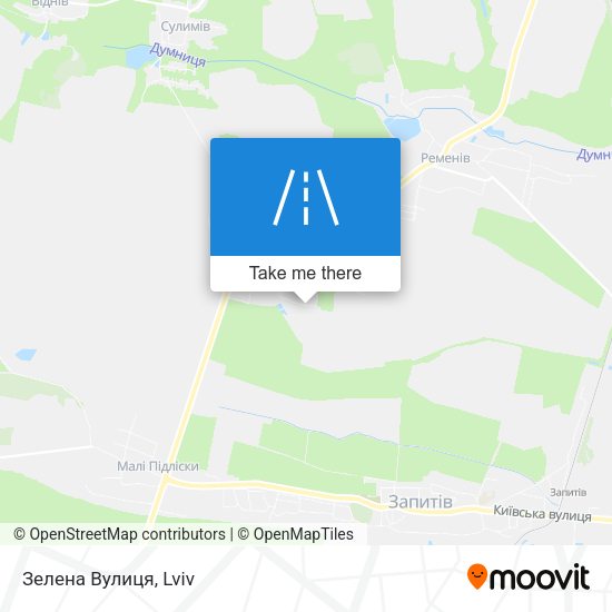 Зелена Вулиця map
