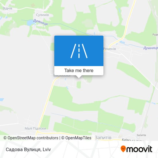 Садова Вулиця map