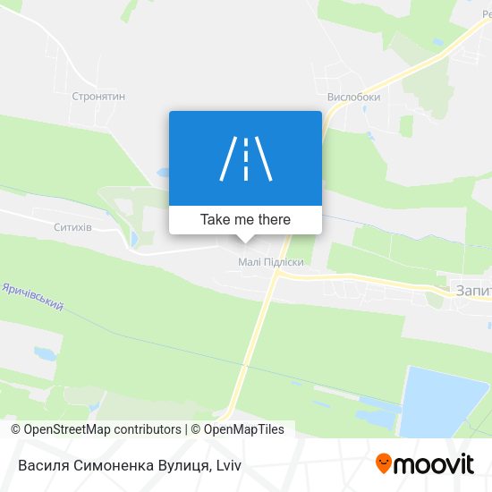 Василя Симоненка Вулиця map
