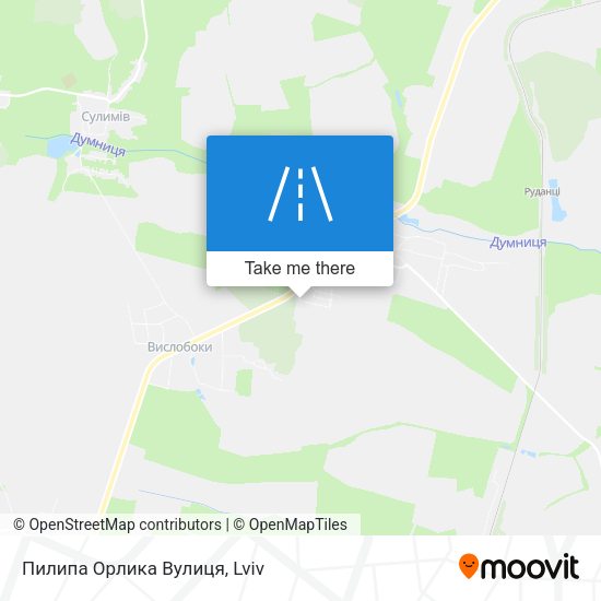 Пилипа Орлика Вулиця map