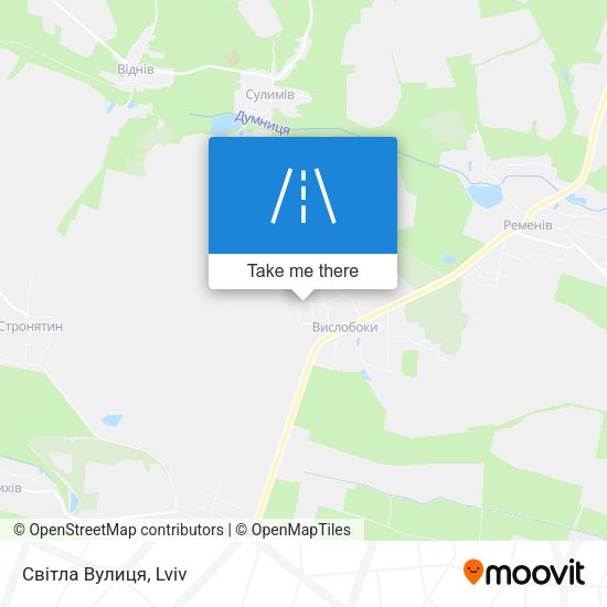 Світла Вулиця map