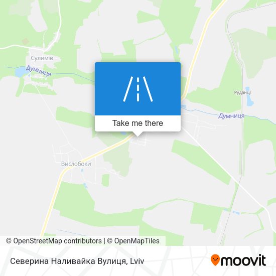 Северина Наливайка Вулиця map