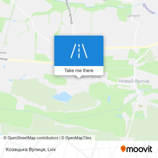 Козацька Вулиця map