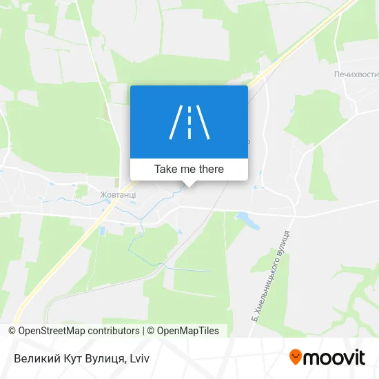Великий Кут Вулиця map