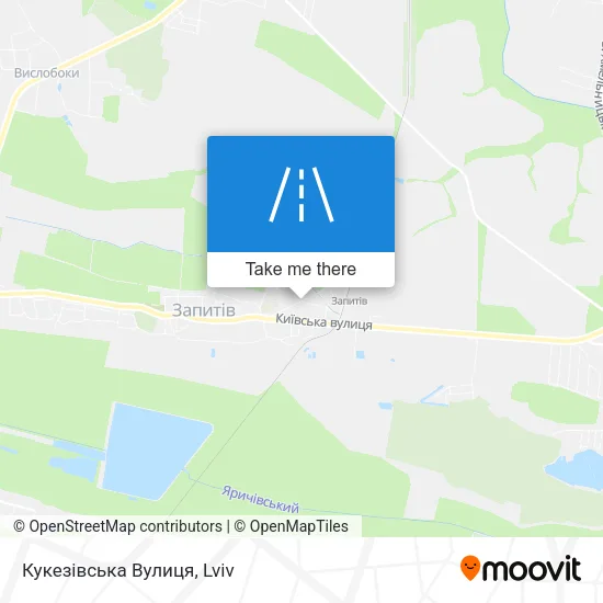 Карта Кукезівська Вулиця