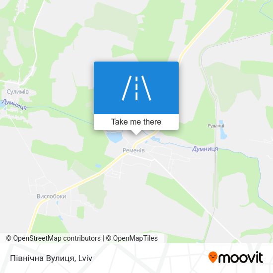 Північна Вулиця map