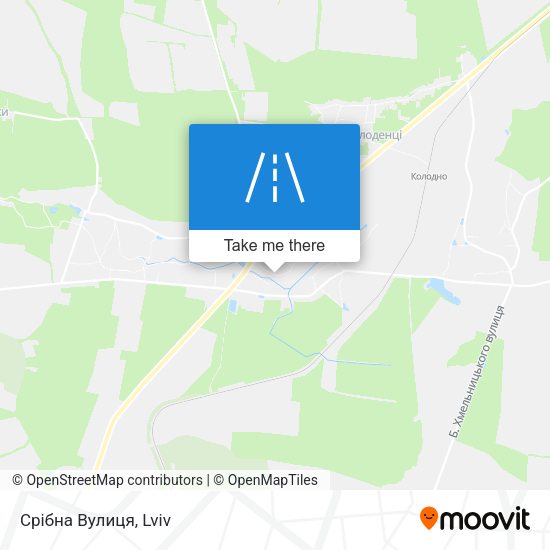 Срібна Вулиця map
