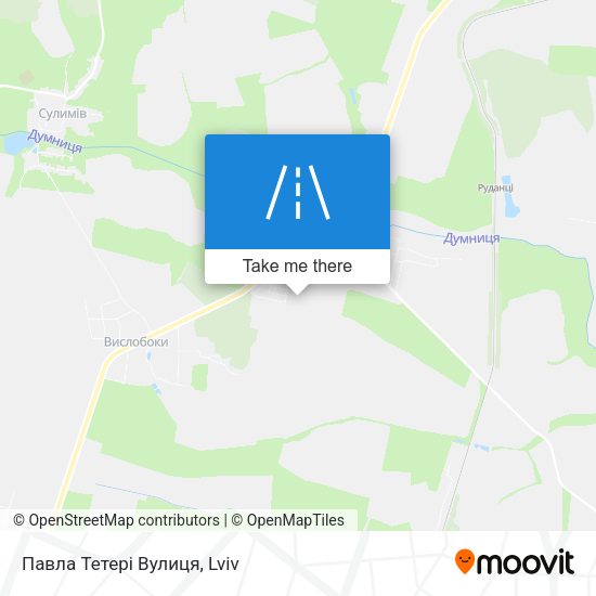 Павла Тетері Вулиця map