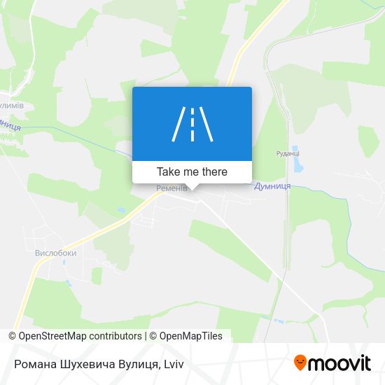Романа Шухевича Вулиця map