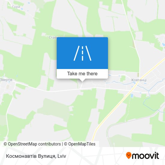 Космонавтів Вулиця map