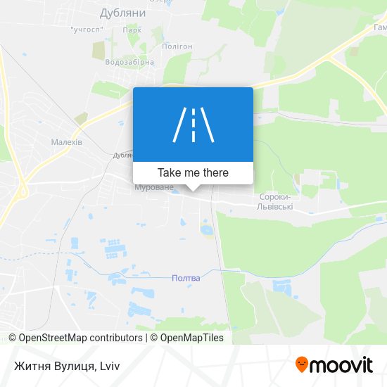Житня Вулиця map