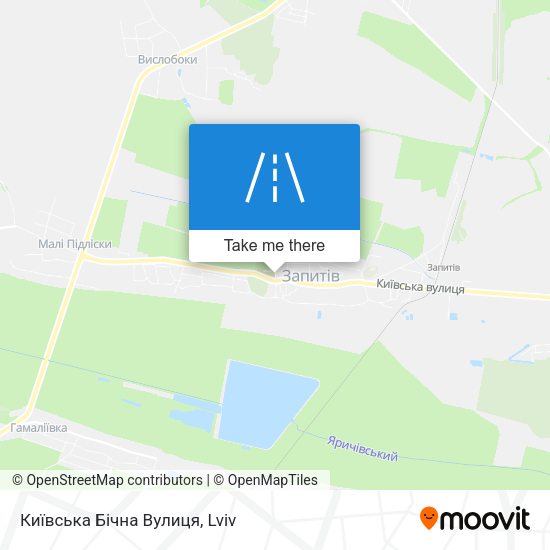 Київська Бічна Вулиця map