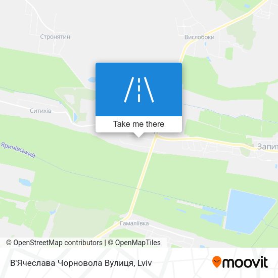 В'Ячеслава Чорновола Вулиця map