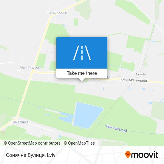 Сонячна Вулиця map