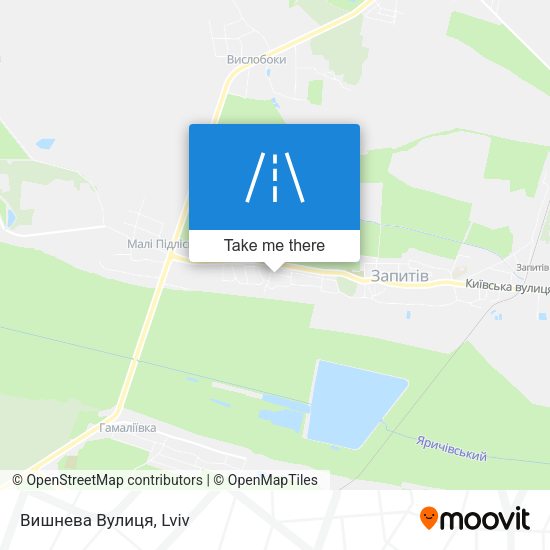 Вишнева Вулиця map