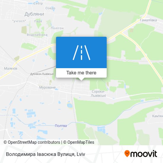 Володимира Івасюка Вулиця map