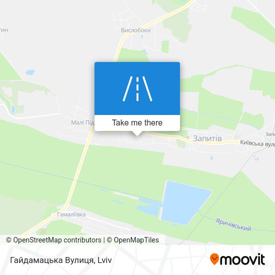 Гайдамацька Вулиця map