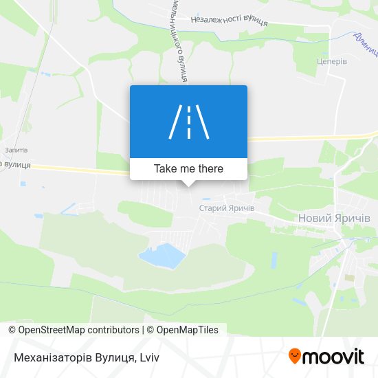 Механізаторів Вулиця map