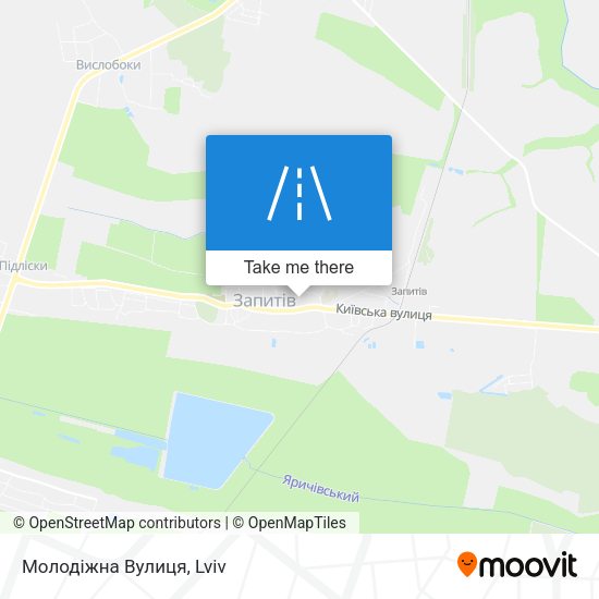 Молодіжна Вулиця map