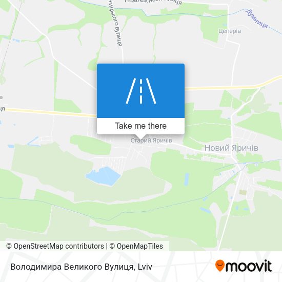 Володимира Великого Вулиця map