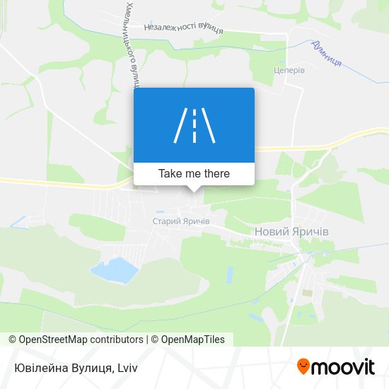 Ювілейна Вулиця map