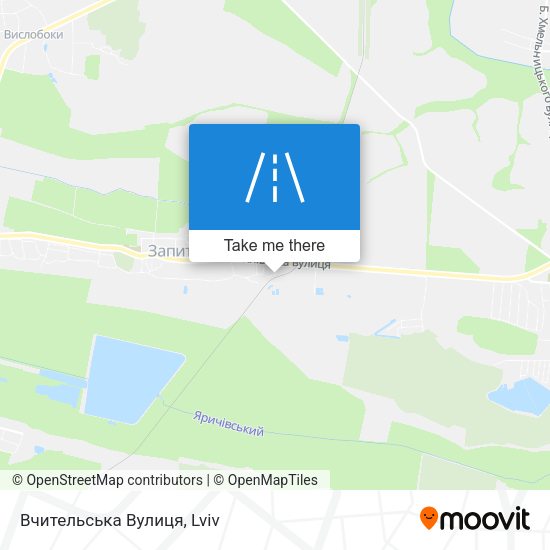 Вчительська Вулиця map