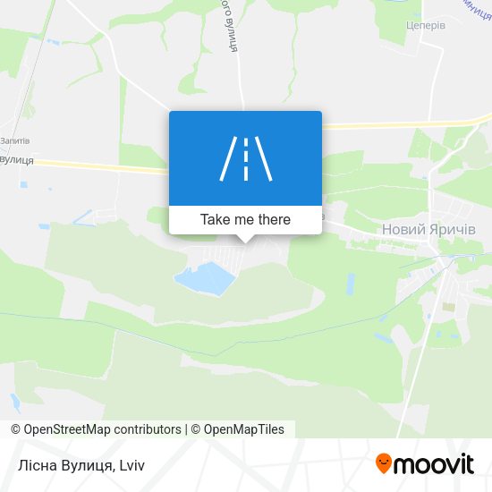 Лісна Вулиця map