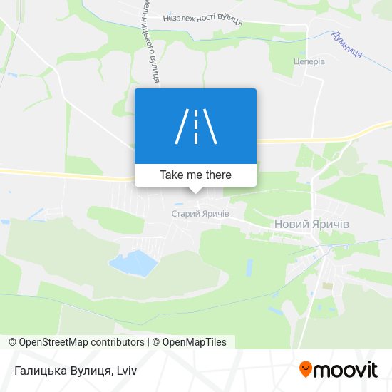 Галицька Вулиця map