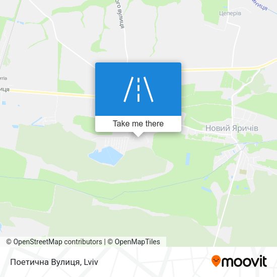 Поетична Вулиця map