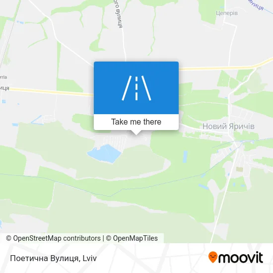 Карта Поетична Вулиця