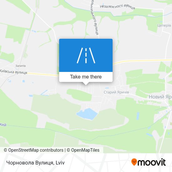 Чорновола Вулиця map