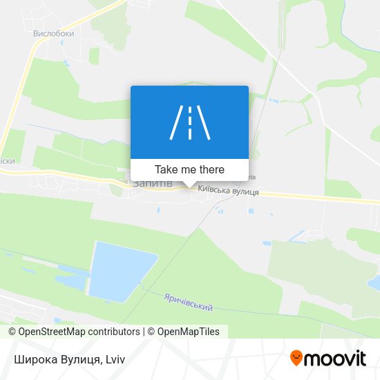 Широка Вулиця map