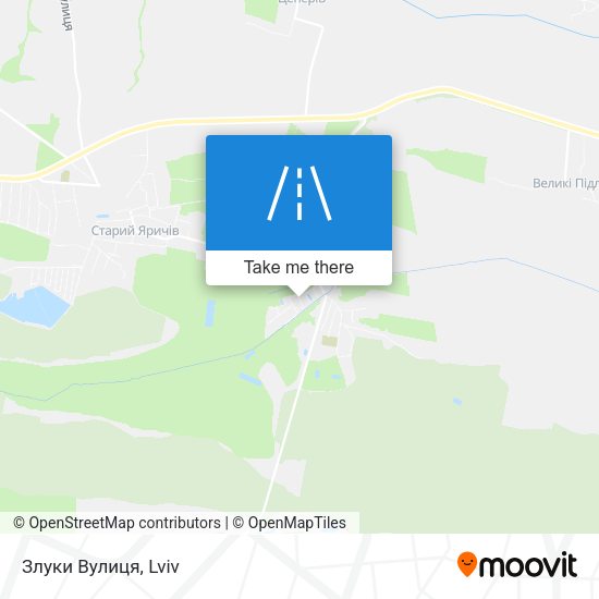 Злуки Вулиця map