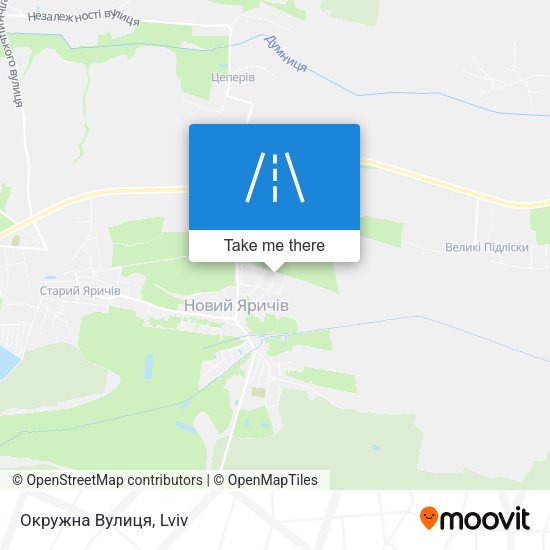 Окружна Вулиця map