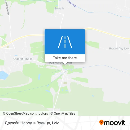 Карта Дружби Народів Вулиця