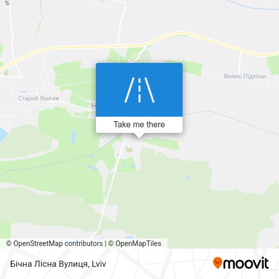 Бічна Лісна Вулиця map
