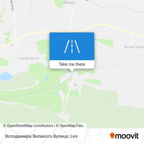 Володимира Великого Вулиця map