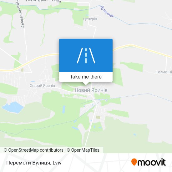 Перемоги Вулиця map