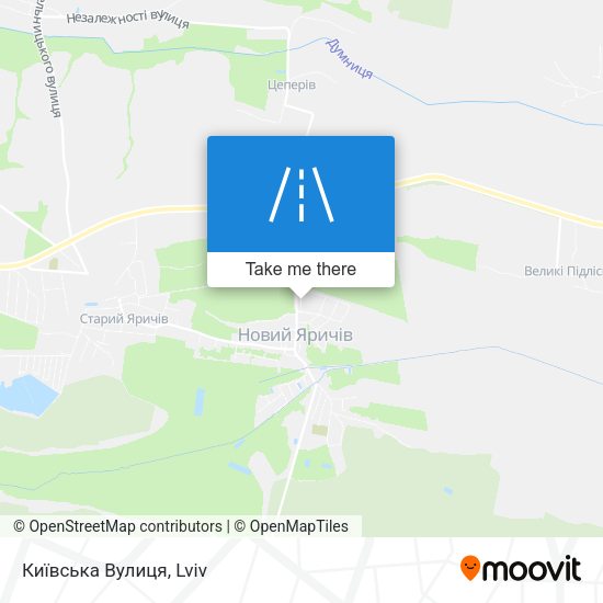 Київська Вулиця map