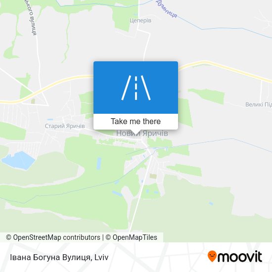 Карта Івана Богуна Вулиця