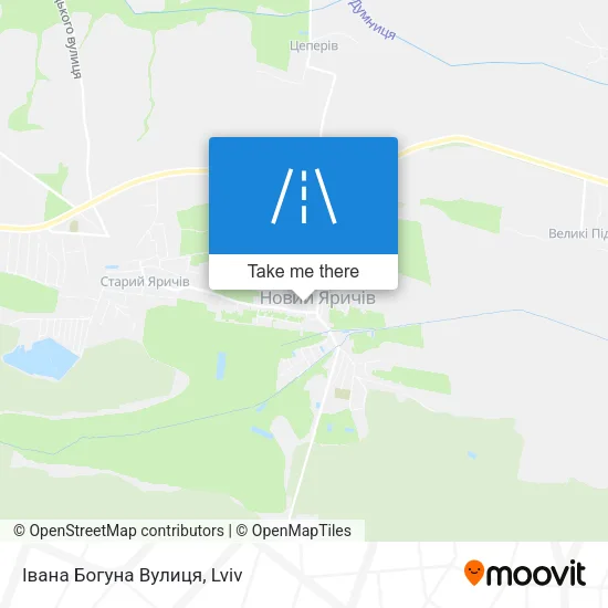Карта Івана Богуна Вулиця