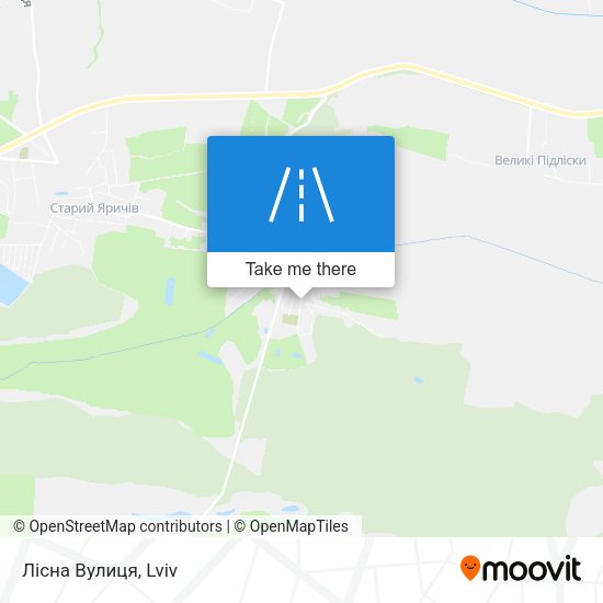 Лісна Вулиця map