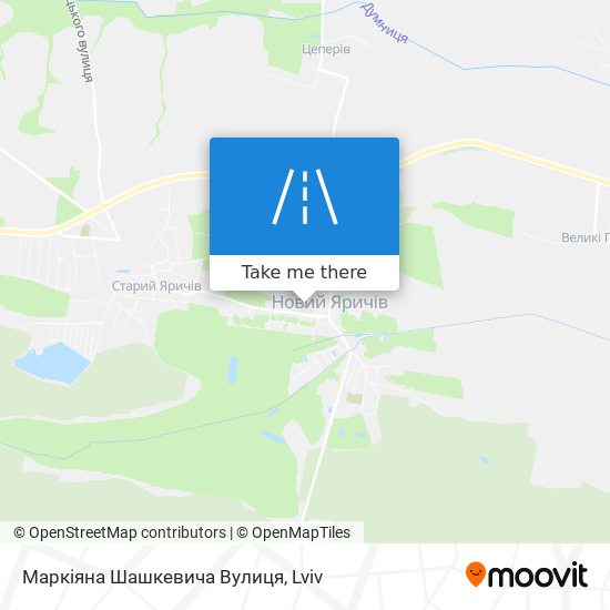 Маркіяна Шашкевича Вулиця map