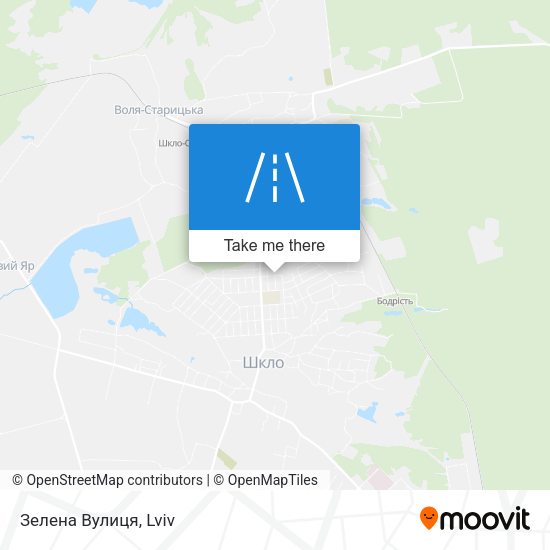Зелена Вулиця map