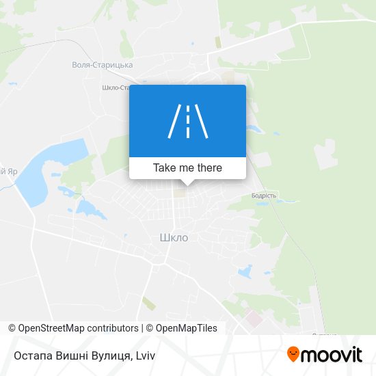 Остапа Вишні Вулиця map