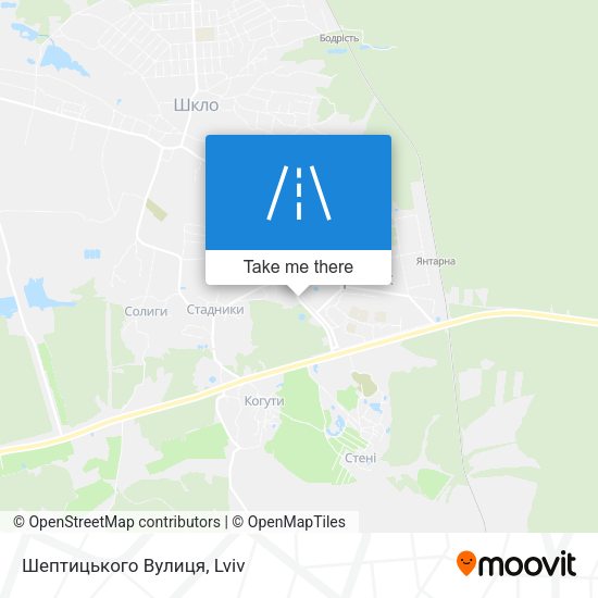 Шептицького Вулиця map