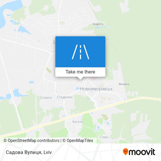 Садова Вулиця map