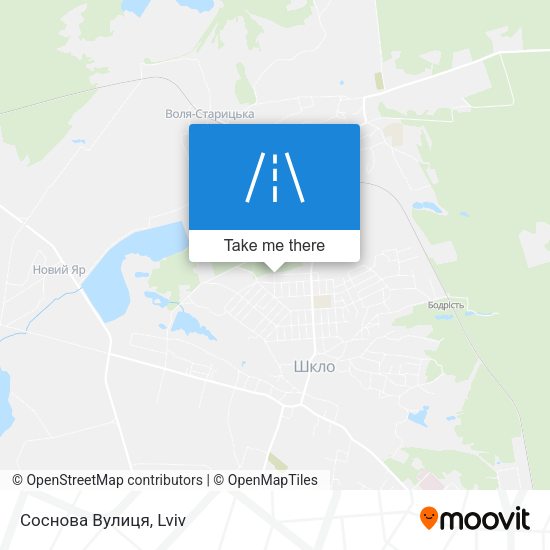 Соснова Вулиця map