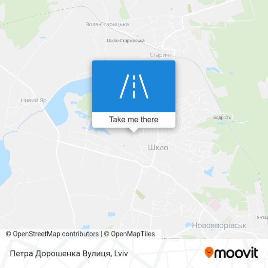 Петра Дорошенка Вулиця map
