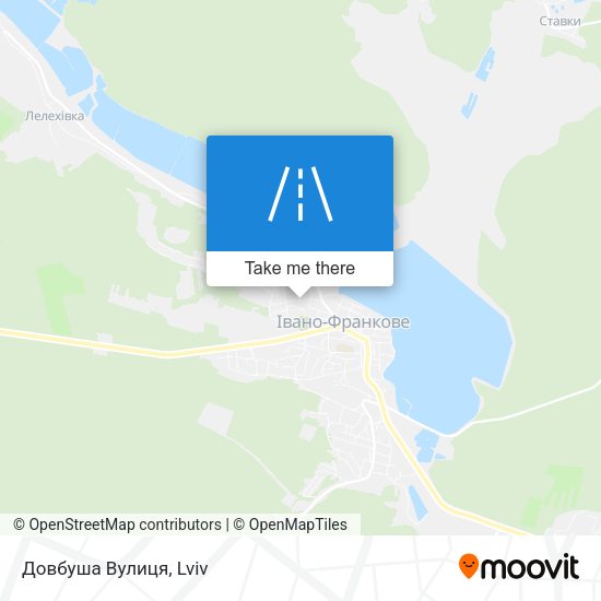 Карта Довбуша Вулиця